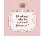 Hornbach Glasbild Ich Werd ' Prinzessin 30x30 cm