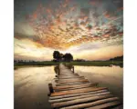 Hornbach Glasbild Colourful View 30x30 cm GLA977