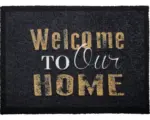Hornbach Schmutzfangmatte Welcome Home anthrazit 50x70 cm