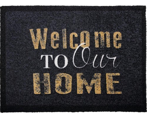 Schmutzfangmatte Welcome Home anthrazit 50x70 cm