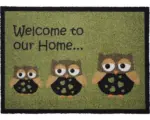Hornbach Schmutzfangmatte Owl green Creation 50x70 cm