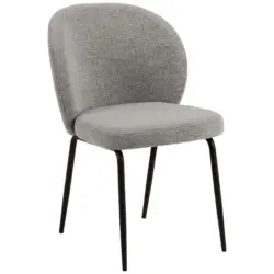 Stuhl in Bouclé