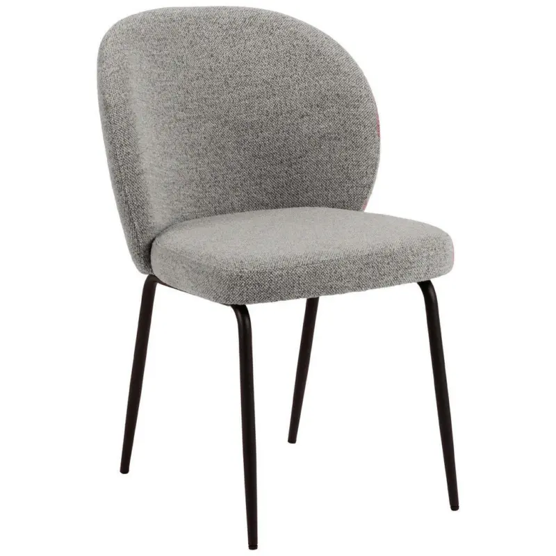 Stuhl in Bouclé