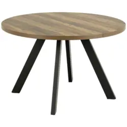 Esstisch in Metall, Holzwerkstoff 120/120/75 cm