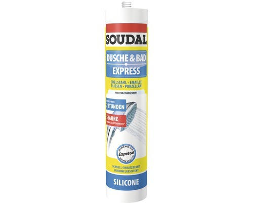 Soudal Dusche & Bad Express Silikon transparent 300 ml