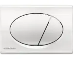 Hornbach Betätigungsplatte AlcaPlast Komfort Drücker oval 2-Mengentechnik chrom-glanz