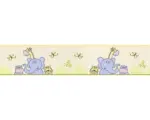 Hornbach Selbstklebende PVC-Bordüre A.S. Creation Only Borders 8 Zootiere gelb 5 m x 13 cm