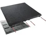 Hornbach Fallschutzmatte terrasoft 10 m² 50x50x3 cm anthrazit