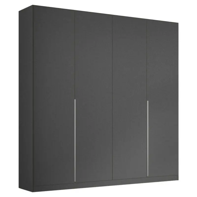 Drehtürenschrank in Grau