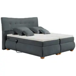 Boxspringbett 180/200 cm in Anthrazit