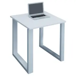 Schreibtisch 80/50/76 cm in Wei&szlig;