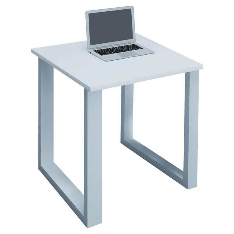 Schreibtisch 80/50/76 cm in Wei&szlig;