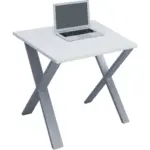 XXXLutz Lauterach - Ihr Möbelhaus bei Bregenz Schreibtisch 80/50/76 cm in Silberfarben, Weiß