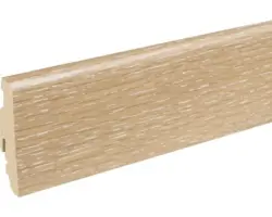 SKANDOR Sockelleiste Eiche sandbraun FLEI265 SU60L 19 x 58 x 2400 mm