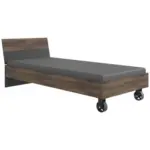 XXXLutz Lauterach - Ihr M&ouml;belhaus bei Bregenz Bett 90/200 cm in Graphitfarben, Eichefarben, Dunkelbraun