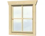 Hornbach Einzelfenster für Gartenhaus 45 mm SKAN HOLZ Anschlag rechts 57,5x70,5 cm, natur