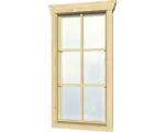 Hornbach Einzelfenster für Gartenhaus 45 mm SKAN HOLZ Anschlag rechts 57,5x123,5 cm, natur