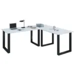 XXXLutz Lauterach - Ihr M&ouml;belhaus bei Bregenz Eckschreibtisch 160/50/76 cm in Schwarz, Wei&szlig;