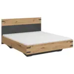 XXXLutz Lauterach - Ihr Möbelhaus bei Bregenz Bett 160/200 cm in Dunkelgrau, Eiche Artisan