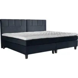 Boxspringbett 240/200 cm in Dunkelblau