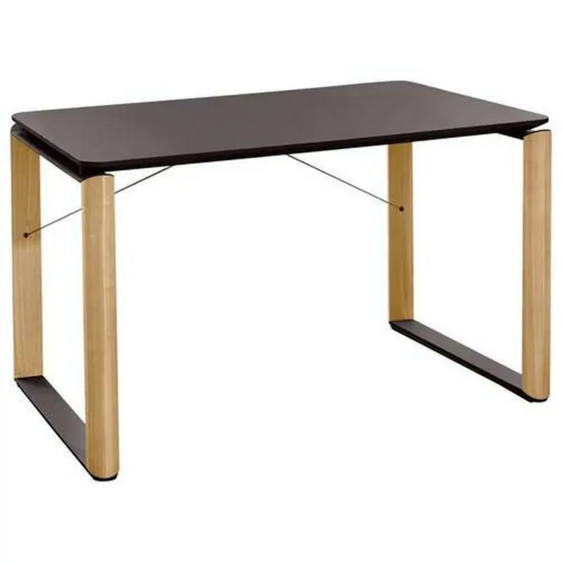 Schreibtisch 160/80/75 cm in Grau, Eichefarben