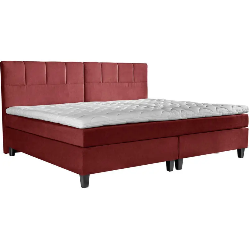 Boxspringbett 180/200 cm in Rot