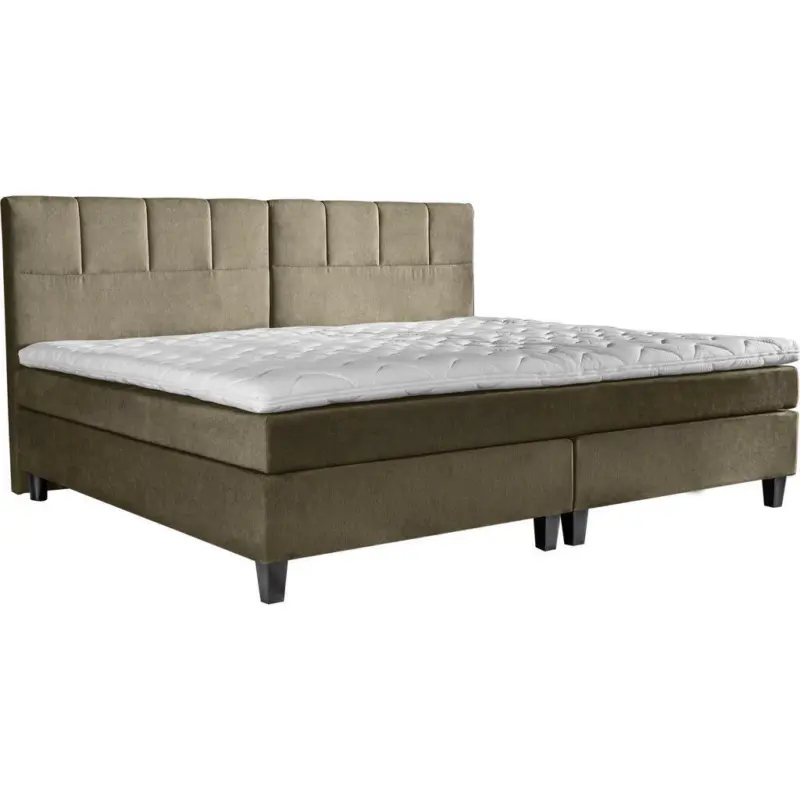 Boxspringbett 240/200 cm in Greige