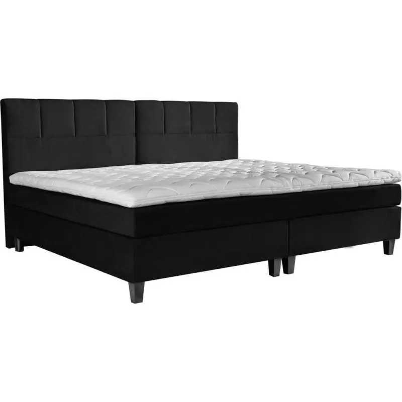 Boxspringbett 160/200 cm in Graphitfarben