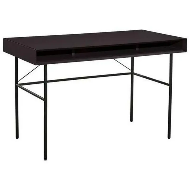 Schreibtisch 120/60/75 cm in Schwarz