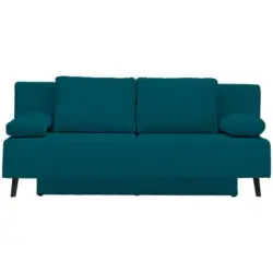 Schlafsofa in Kord Petrol