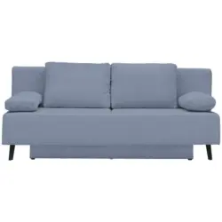 Schlafsofa in Kord Grau