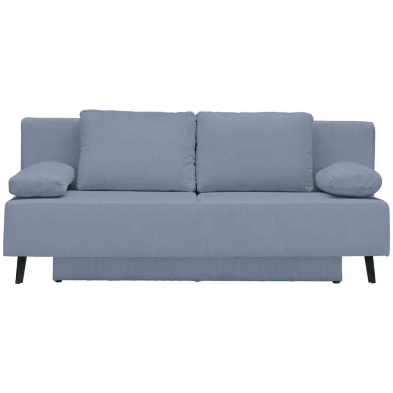 Schlafsofa in Kord Grau