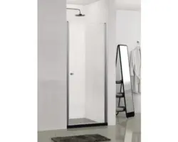 Pendeltür für Nische Sanotechnik Elegance N1490 900x1950 mm Echtglas Klar hell chromoptik