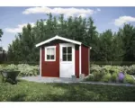 Hornbach Blockbohlenhaus SKAN HOLZ Kajo mit Fußboden 280x245 cm schwedenrot
