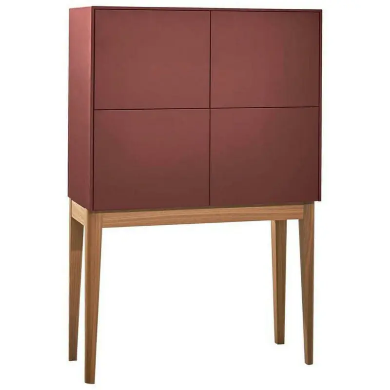 Sekretär in Nussbaumfarben, Rotbraun