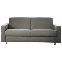 Schlafsofa in Flachgewebe Grau
