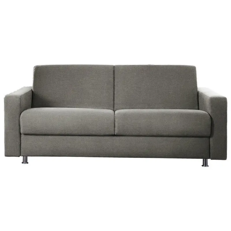 Schlafsofa in Flachgewebe Grau