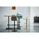 XXXLutz Lauterach - Ihr M&ouml;belhaus bei Bregenz Barhocker in Metall, Textil Creme, Goldfarben