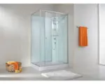 Hornbach Fertigdusche Schulte Ibiza Stecken rechts 120x80x204 cm Echtglas Klar hell