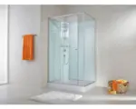 Hornbach Fertigdusche Schulte Ibiza Stecken links 160x90x204 cm Echtglas Klar hell