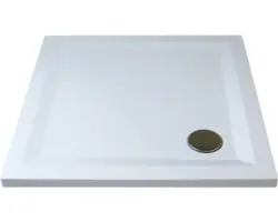 Duschwanne Breuer Flat Line 80x80x3,5 cm weiß