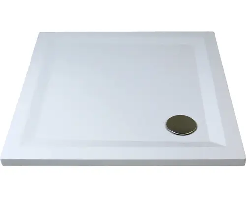 Duschwanne Breuer Flat Line 80x80x3,5 cm weiß