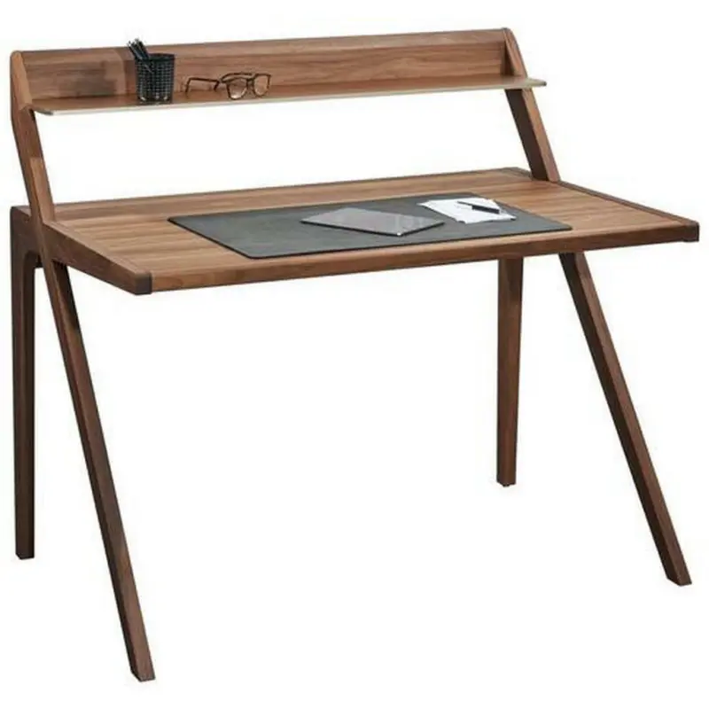 Schreibtisch 120/75/107 cm in Nussbaumfarben