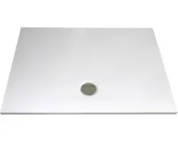 Rechteck-Duschwanne Breuer Modern Line 90x80x3,5 cm weiß