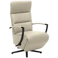 Relaxsessel in Leder Creme