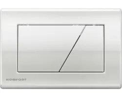 Betätigungsplatte AlcaPlast Komfort Drücker eckig 2-Mengentechnik chrom-glanz