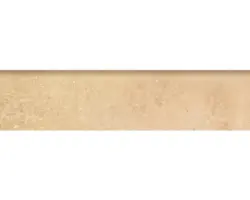 Steinzeug Sockelfliese Rustic 8,0x33,15 cm creme