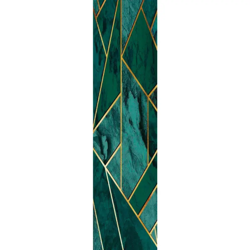 Flächenvorhang in Grün halbtransparent