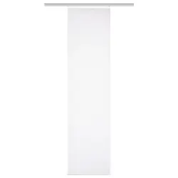 Fl&auml;chenvorhang in Wei&szlig; halbtransparent