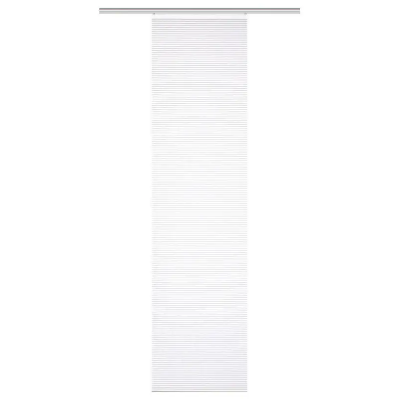 Fl&auml;chenvorhang in Wei&szlig; halbtransparent